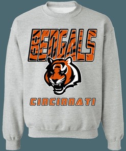 Cincinnati Bengals 90's Retro NFL Crewneck Sweatshirt Hoodie Shirt Gifts for Fans