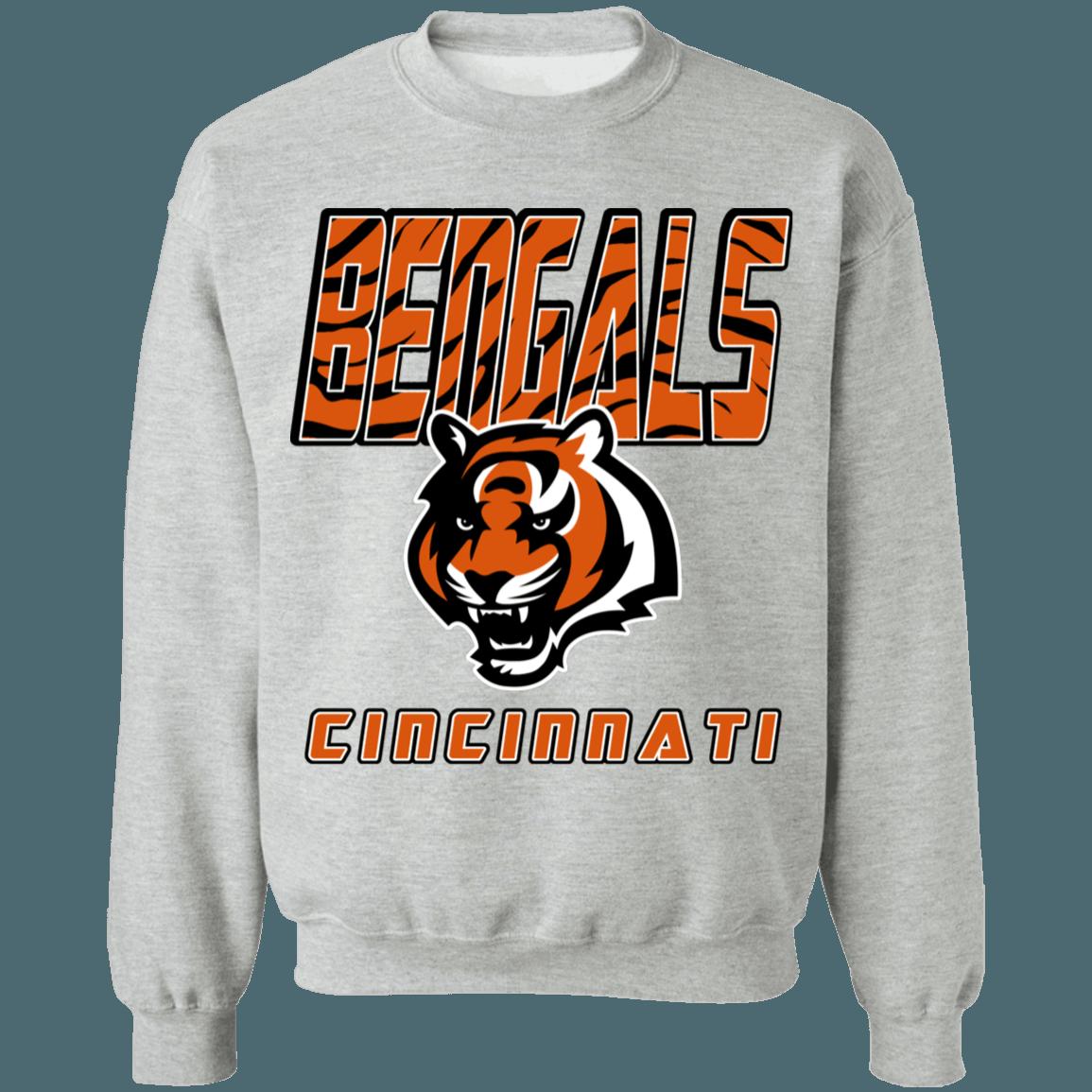 Cincinnati Bengals 90's Retro NFL Crewneck Sweatshirt Hoodie Shirt Gifts for Fans