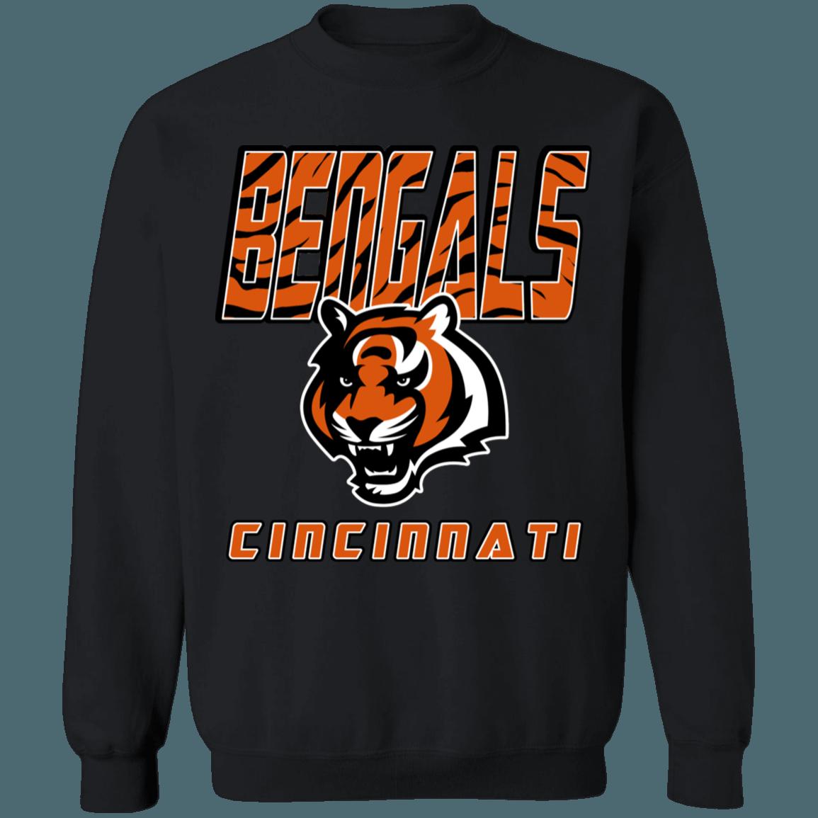 Cincinnati Bengals 90's Retro NFL Crewneck Sweatshirt Hoodie Shirt Gifts for Fans - Image 3