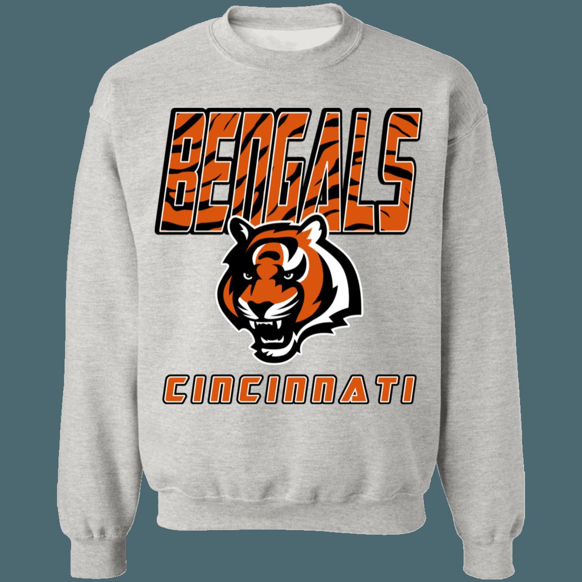 Cincinnati Bengals 90's Retro NFL Crewneck Sweatshirt Hoodie Shirt Gifts for Fans - Image 4