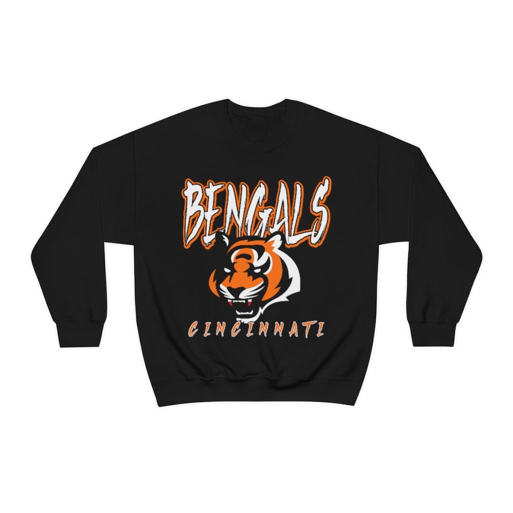 Cincinnati Bengals HALLOWEEN Retro NFL Crewneck Sweatshirt Hoodie Shirt Gifts for Fans