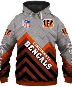 Cincinnati Bengals Nfl 3D All Over Print Zip Up Hoodie