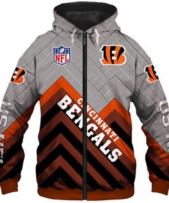 Cincinnati Bengals Nfl Football Anniversary 3D All Over Print Hoodie