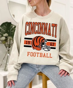 Cincinnati Football Sweatshirt, Vintage Retro Cincinnati Football Crewneck Sweatshirt, American Football Fan, NFL Shirt