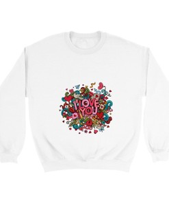 Classic Unisex Crewneck Sweatshirt for Valentine's Day