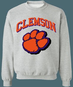 Clemson Tigers Vintage NCAA Crewneck Sweatshirt Hoodie Shirt Gifts for Fans