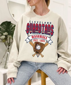 Cleveland Baseball Crewneck Sweatshirt, Vintage Cleveland Baseball Shirt, Cleveland MLB Shirt, Baseball Fan Gifts, Cleveland Fan Shirt