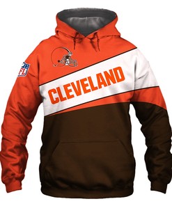 Cleveland Browns 3D Hoodie Zip Hoodie, Nfl 3D All Over Print Hoodie Zip Hoodie