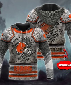 Cleveland Browns Nfl 3D All Over Print Zip Up Hoodie Options