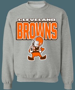 Cleveland Browns Retro NFL Crewneck Sweatshirt Hoodie Shirt Gifts for Fans