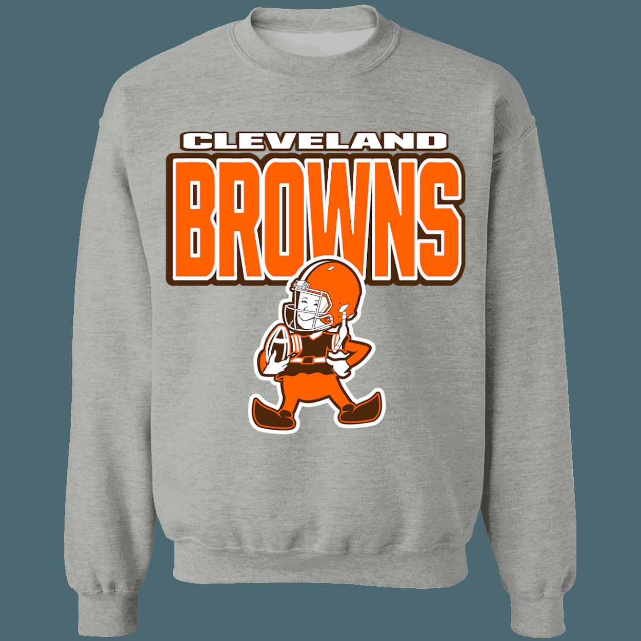 Cleveland Browns Retro NFL Crewneck Sweatshirt Hoodie Shirt Gifts for Fans