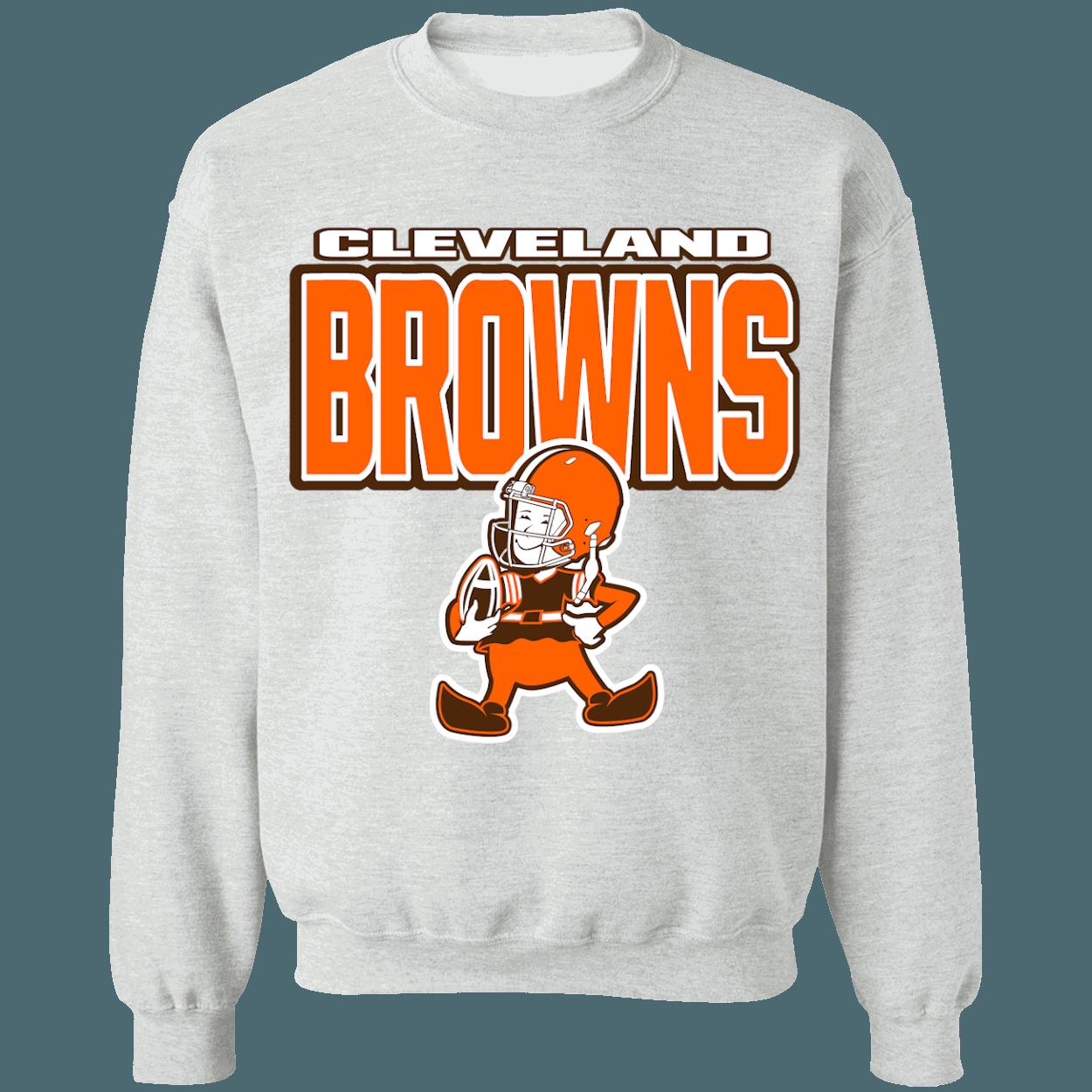 Cleveland Browns Retro NFL Crewneck Sweatshirt Hoodie Shirt Gifts for Fans - Image 3