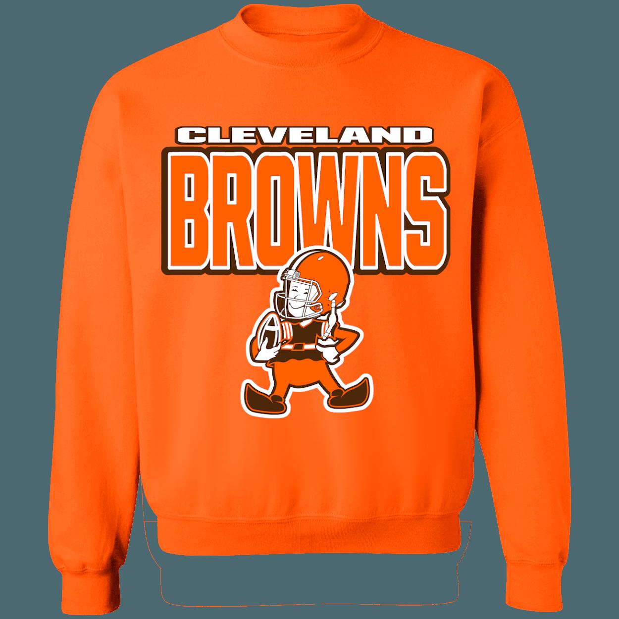 Cleveland Browns Retro NFL Crewneck Sweatshirt Hoodie Shirt Gifts for Fans - Image 4
