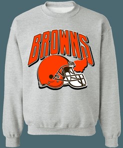 Cleveland Browns Vintage NFL Crewneck Sweatshirt Hoodie Shirt Gifts for Fans