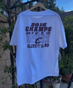 Cleveland Cavaliers NBA Championship 2016 Tshirt Hoodie Crewneck Sweatshirt Reprinted Full Color Full Size Gifts for NBA Fans