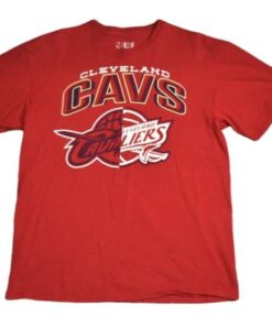 Cleveland Cavaliers Retro Split Logo Tshirt Hoodie Crewneck Sweatshirt Reprinted Full Color Full Size Gifts for NBA Fans
