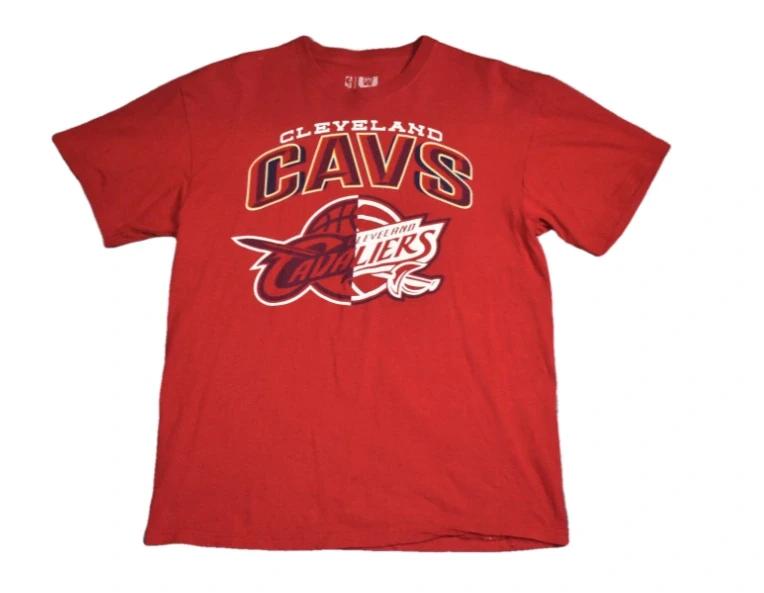 Cleveland Cavaliers Retro Split Logo Tshirt Hoodie Crewneck Sweatshirt Reprinted Full Color Full Size Gifts for NBA Fans
