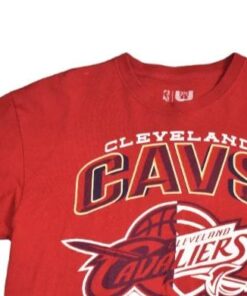 Cleveland Cavaliers Retro Split Logo Tshirt Hoodie Crewneck Sweatshirt Reprinted Full Color Full Size Gifts for NBA Fans