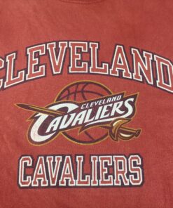 Cleveland Cavaliers Tshirt Sweatshirt Hoodie Crewneck Sweatshirt Pullover Reprinted Full Color Full Size Gifts for NBA Fans