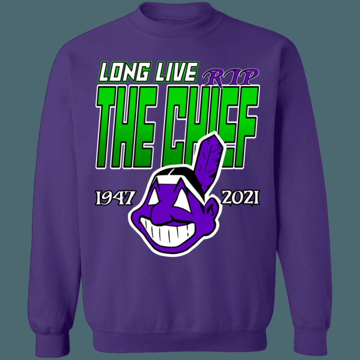 Cleveland Chief Wahoo HALLOWEEN Retro MLB Crewneck Sweatshirt Hoodie Shirt Gifts for Fans