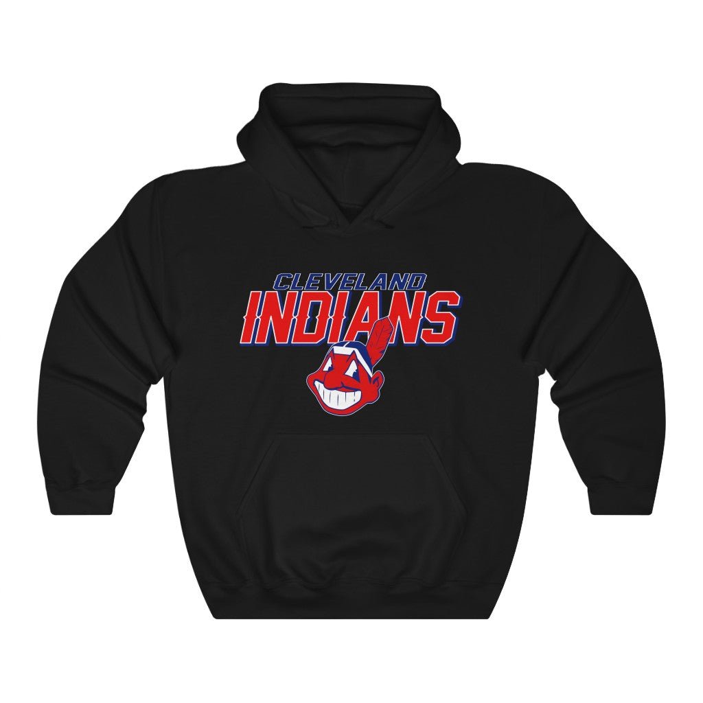 Cleveland Guardians Chief Wahoo Vintage 90's MLB Hoodie Sweatshirt Shirt Gifts for Fans - Image 3