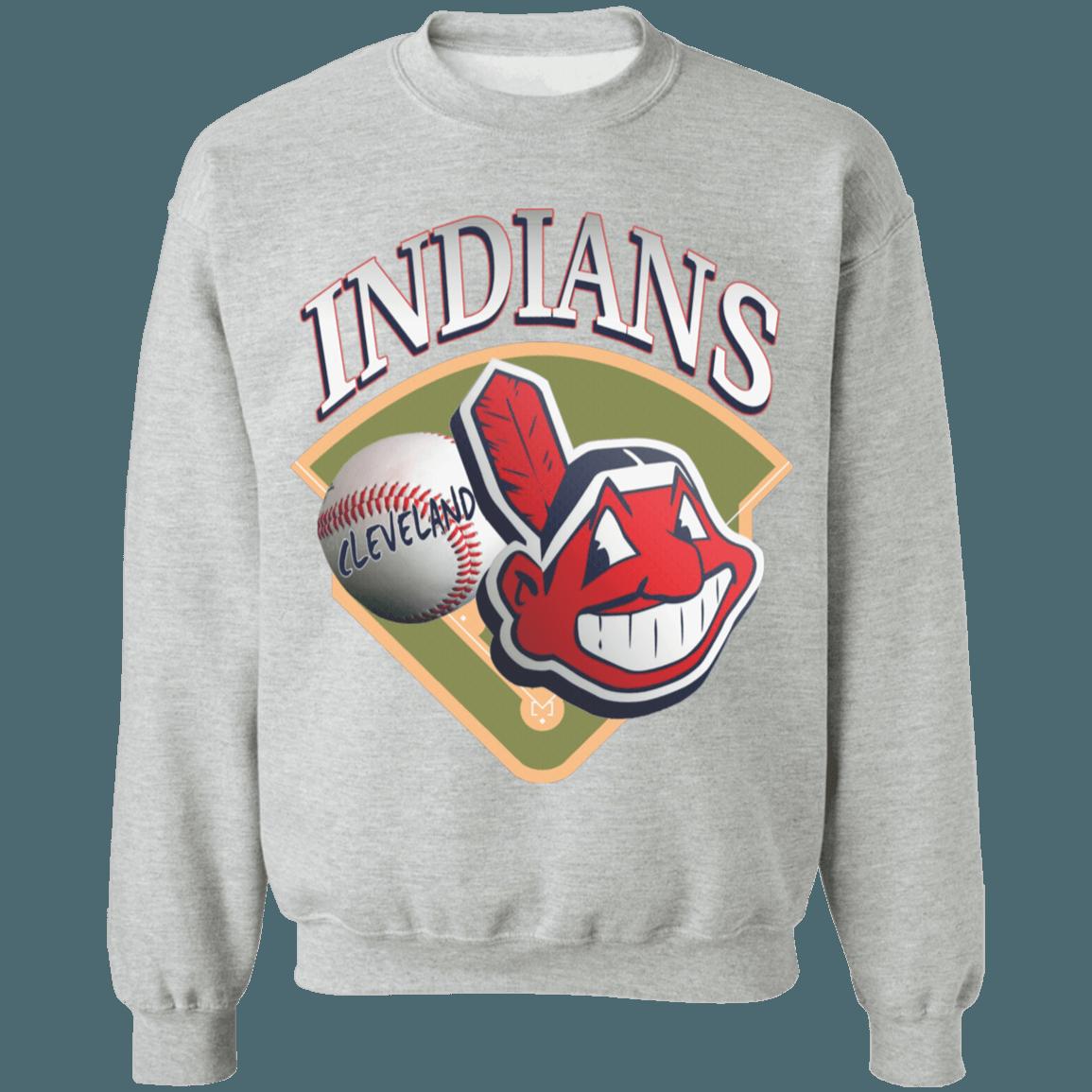 Cleveland Guardians Chief Wahoo Vintage MLB Crewneck Sweatshirt Hoodie Shirt Gifts for Fans - Image 4
