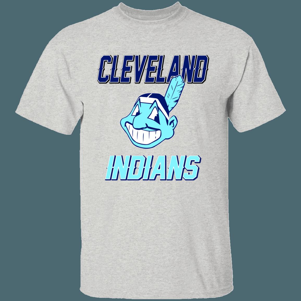 Cleveland Indians Icy Wahoo Retro MLB T-Shirt Sweatshirt Hoodie Gifts for Fans - Image 2