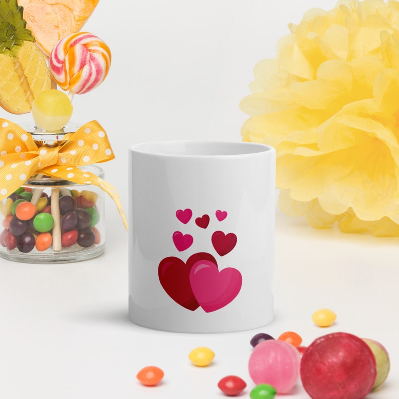 Coffee Mug Valentine Gift, Made Custom, Valentine Mug, White Glossy Mug Very Sturdy Perfect For Morning Coffee