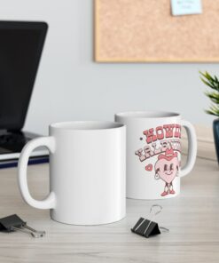 Coffee Mug, Valentine's Day Mug, Howdy Valentine, Retro Valentine Mug, Valentine's Day Gift, Funny Valentine