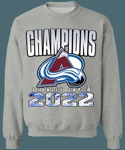 Colorado Avalanche 2022 Stanley Cup Champions Retro NHL Crewneck Sweatshirt Hoodie Shirt Gifts for Fans