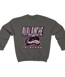 Colorado Avalanche BLACKOUT Retro NHL Crewneck Sweatshirt Hoodie Shirt Gifts for Fans