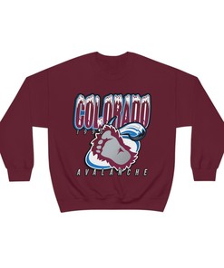 Colorado Avalanche Big Foot Retro 90's NHL Crewneck Sweatshirt Hoodie Shirt Gifts for Fans