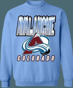 Colorado Avalanche Snowy Peaks Retro NHL Crewneck Sweatshirt Hoodie Shirt Gifts for Fans