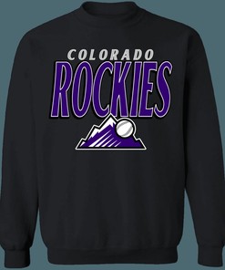 Colorado Rockies Retro MLB Crewneck Sweatshirt Hoodie Shirt Gifts for Fans