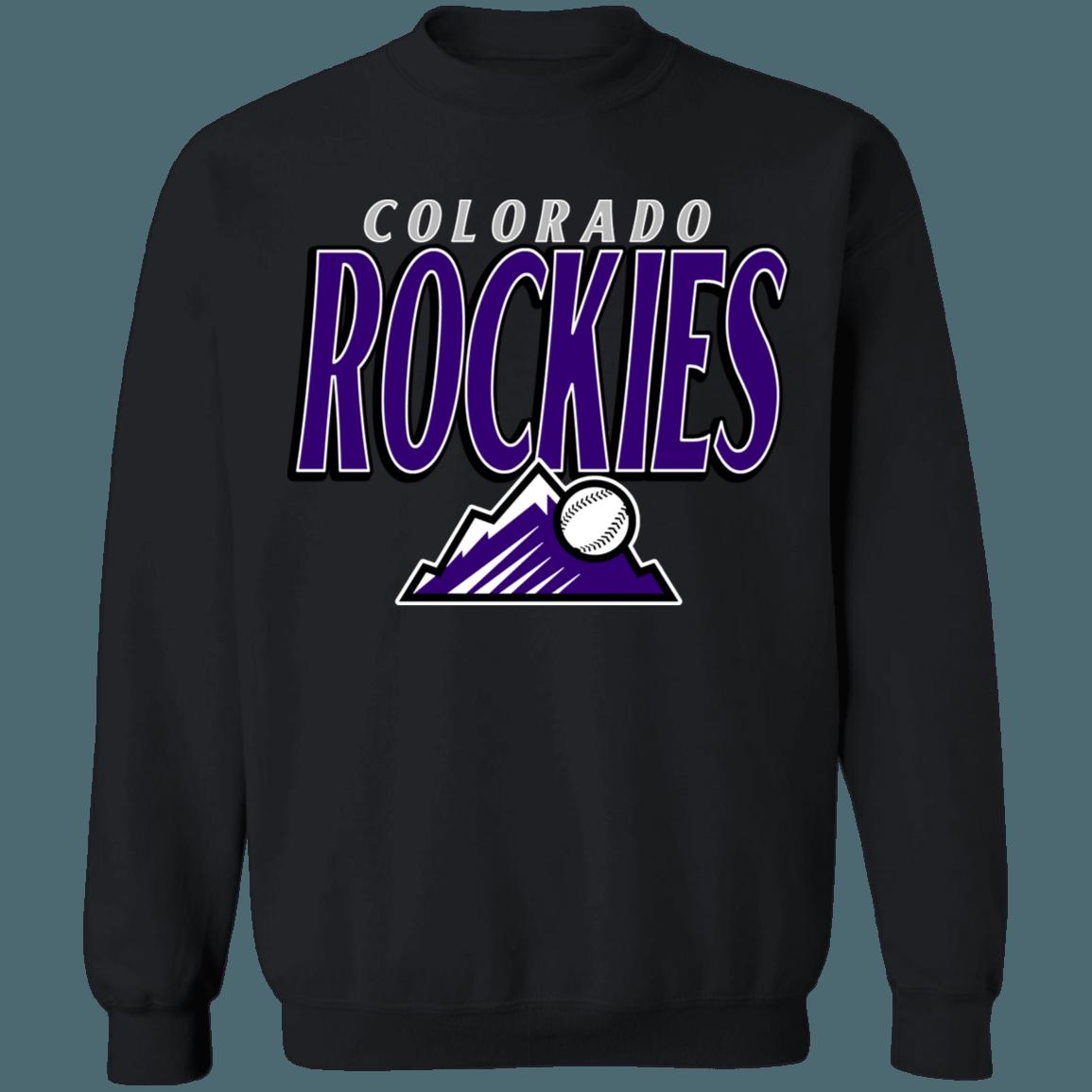 Colorado Rockies Retro MLB Crewneck Sweatshirt Hoodie Shirt Gifts for Fans