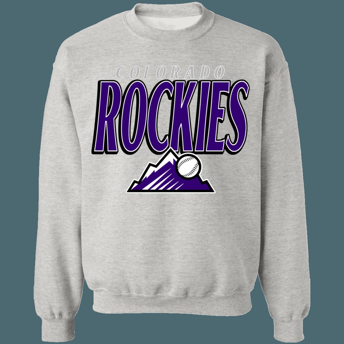Colorado Rockies Retro MLB Crewneck Sweatshirt Hoodie Shirt Gifts for Fans - Image 3