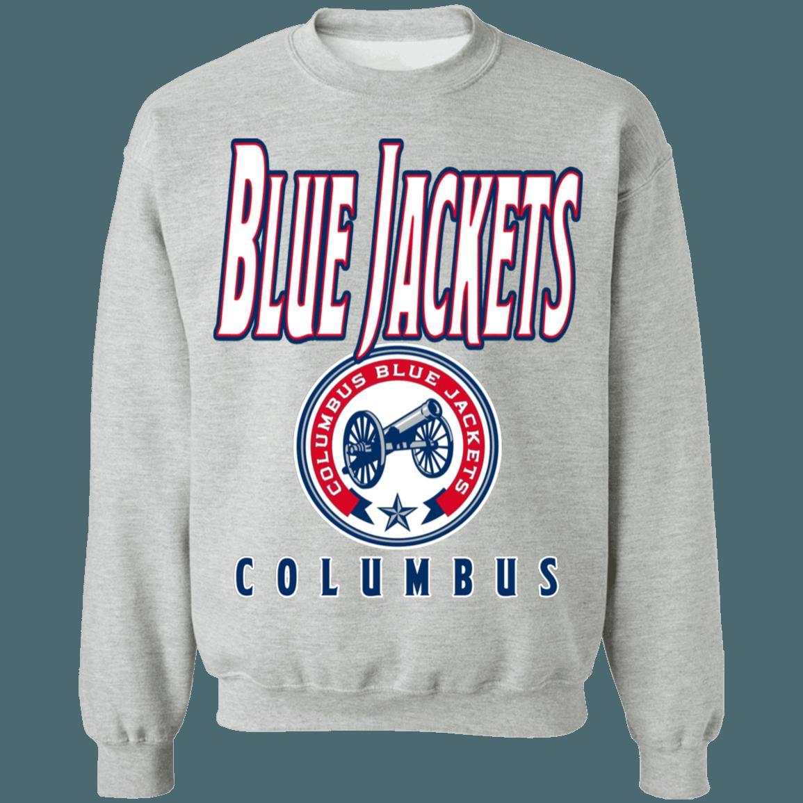 Columbus Blue Jackets CANNON Retro NHL Crewneck Sweatshirt Hoodie Shirt Gifts for Fans - Image 3