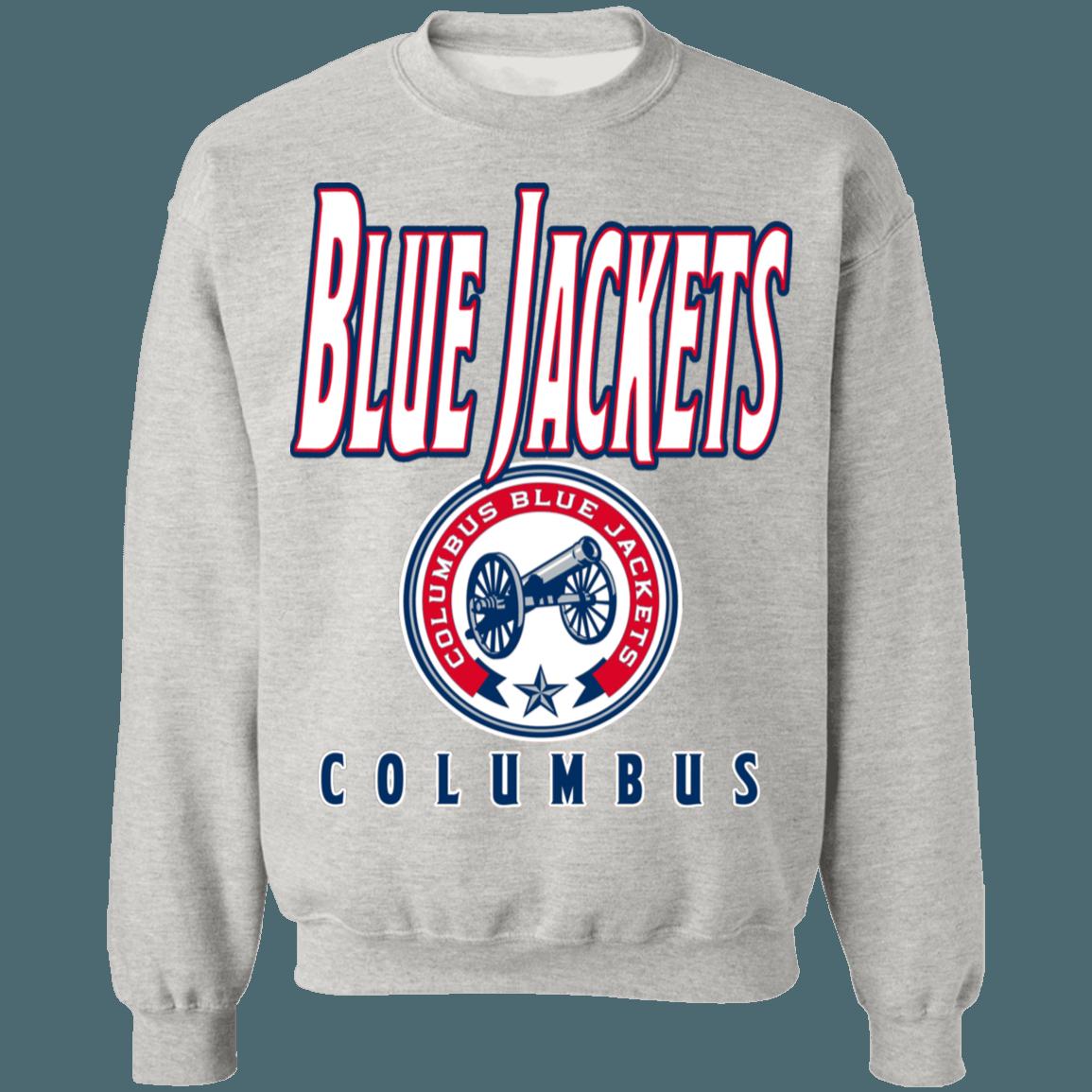 Columbus Blue Jackets CANNON Retro NHL Crewneck Sweatshirt Hoodie Shirt Gifts for Fans - Image 4