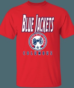 Columbus Blue Jackets CANNON Retro NHL T-Shirt Sweatshirt Hoodie Gifts for Fans