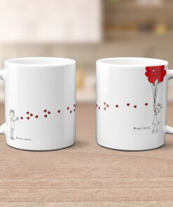 Couple Cup Coffee Cup Gift Valentine Day Wedding