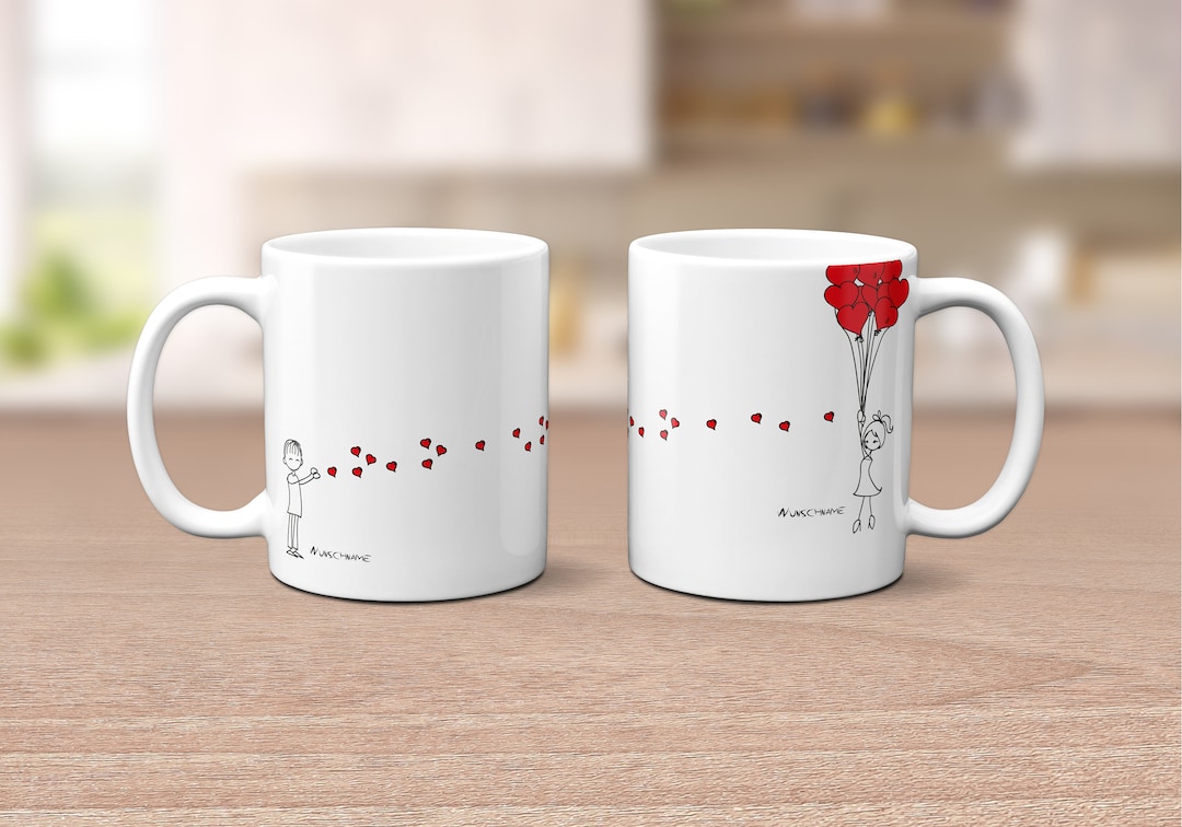 Couple Cup Coffee Cup Gift Valentine Day Wedding