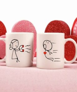 Couple Magnet Mug, Love, Valentine Mug, Love You Mug