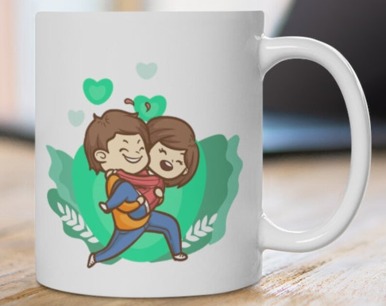 Couple Mug For Valentines, Cute Gift For Your Valentine, Boyfriend And Girlfriend Gift, Gift For Her And Gift For Him
