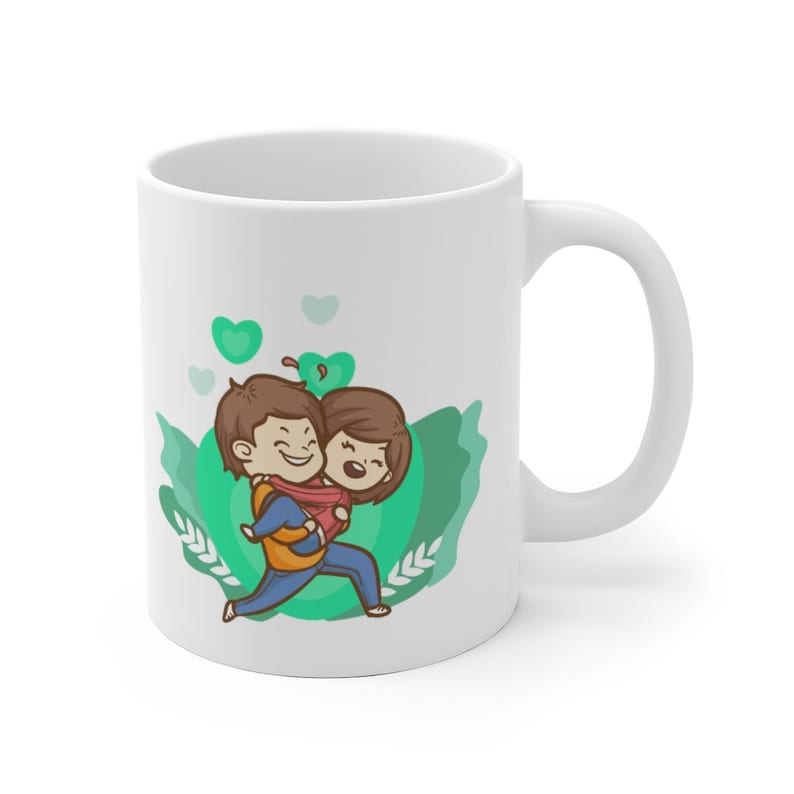 Couple Mug For Valentines, Cute Gift For Your Valentine, Boyfriend And Girlfriend Gift, Gift For Her And Gift For Him