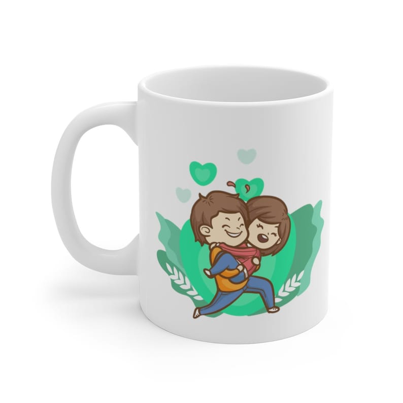 Couple Mug For Valentines, Cute Gift For Your Valentine, Boyfriend And Girlfriend Gift, Gift For Her And Gift For Him