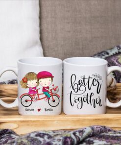 Couples Mug, Better Together Mug, Personalized Couples Mug, Valentines Day Gift, Valentine Mug, Personalized Coffee Mug