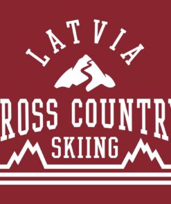 Cross Country Skiing Latvia - Winter Shirt Sweatshirt Pullover Hoodie Reprinted Full Color Full Size