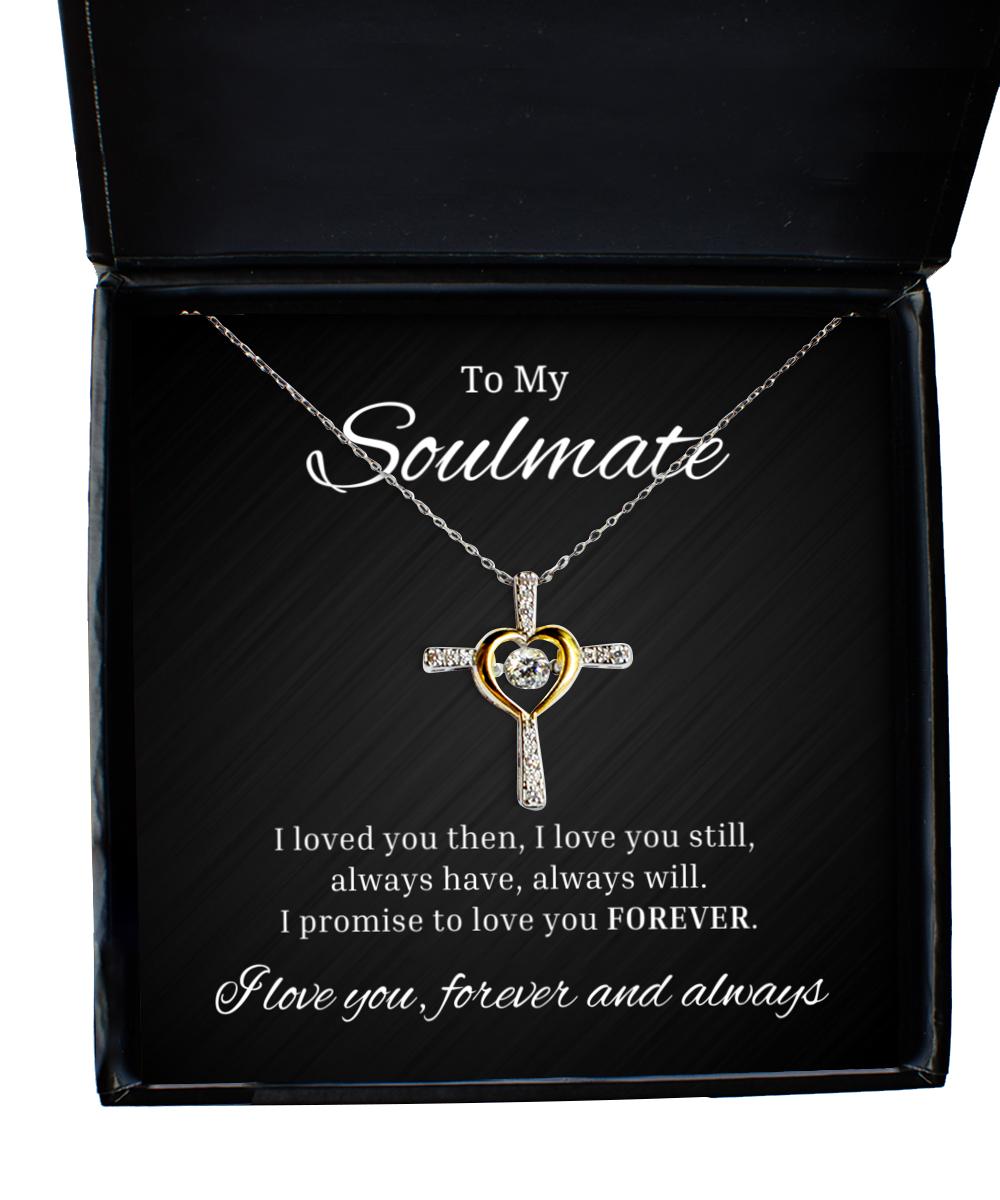 Cross Dancing Necklace, I Loved You Then I Love You Still Always Have Always Will, Romantic Wife Birthday Gifts, Engagement Gifts, Wedding Gifts, Valentines Day Gifts For Girlfriend