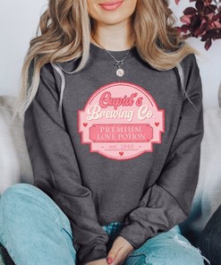 Cupid's Brewing Co Sweater, Valentine Sweatshirt, Premium Love Potions, Cupid Sweatshirt, Brewing Co Sweatshirt, Valentine's Day Shirt, Love