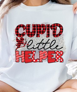 Cupid's Little Helper Sweatshirt, Cupid Love Funny Valentine's Day Shirt, Cupid Valentine Day Sweater, Unisex Valentine Sweater